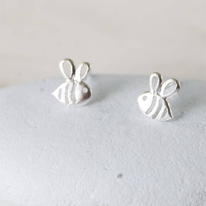 Sterling Silver Bee Earrings For Mother's Day