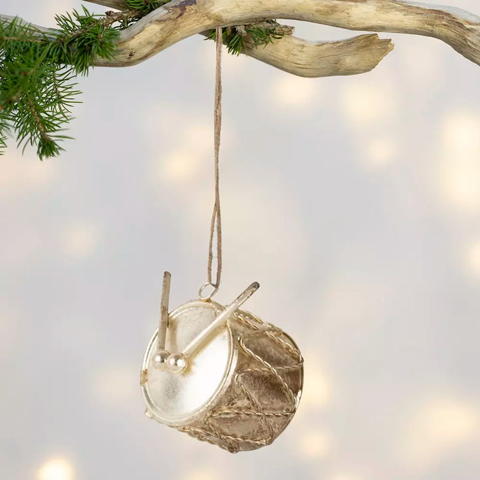 Handmade hanging Christmas decorations