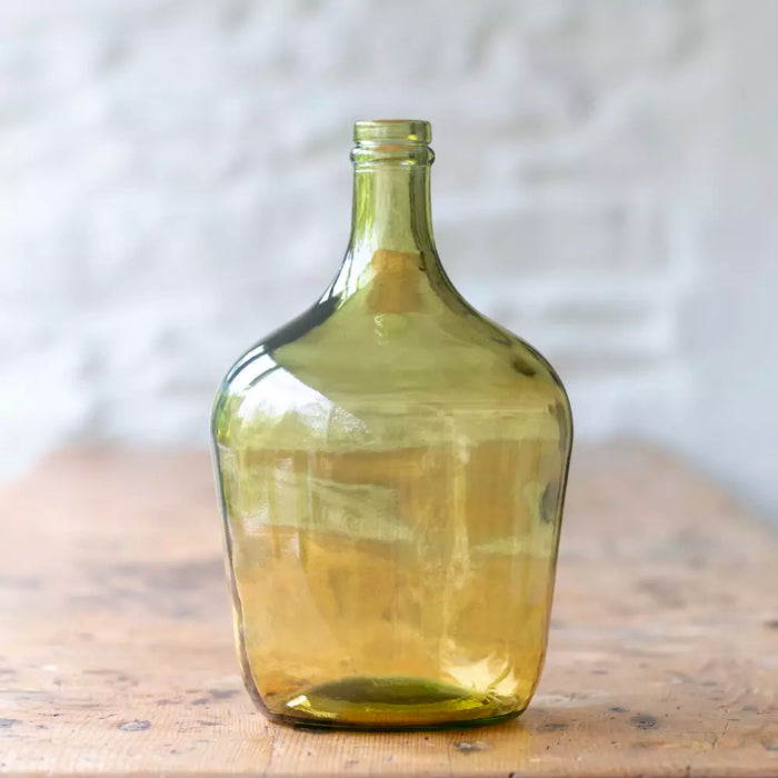 Recycled Glass Demijohn Amber