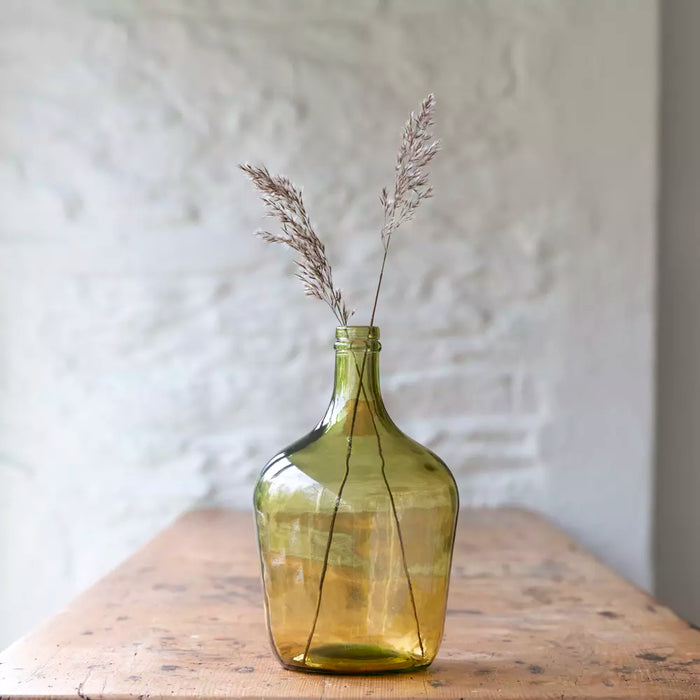 Recycled Glass Demijohn Amber