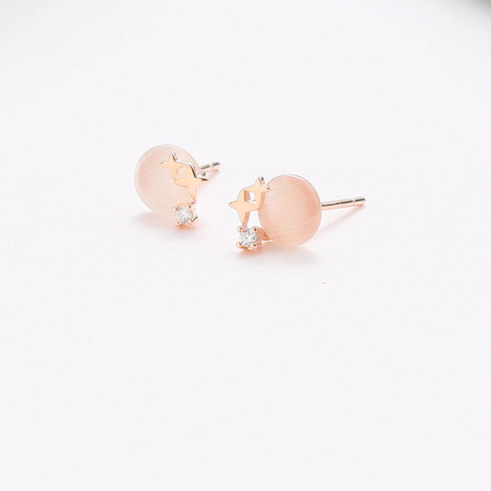 'Friends Are Moon And Stars' Gem Moon Earrings