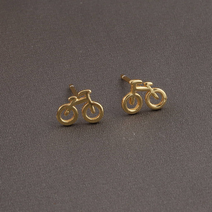 'Life Is A Journey' Bicycle Earrings