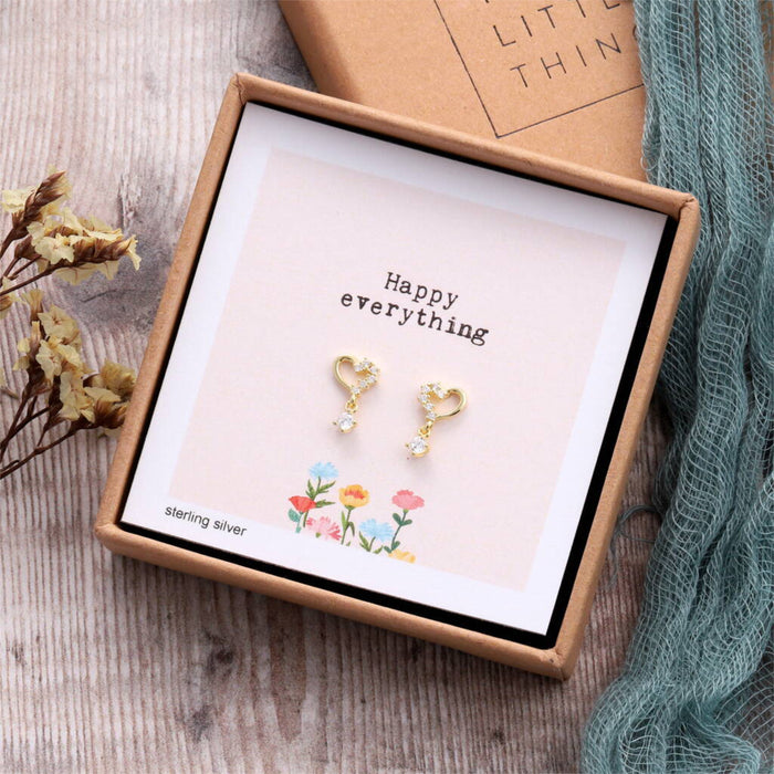 A Little Note To Say 'Happy Everything'NuNu Jewellery Earrings, for friends, gift box earrings, gift jewellery, New Arrivals