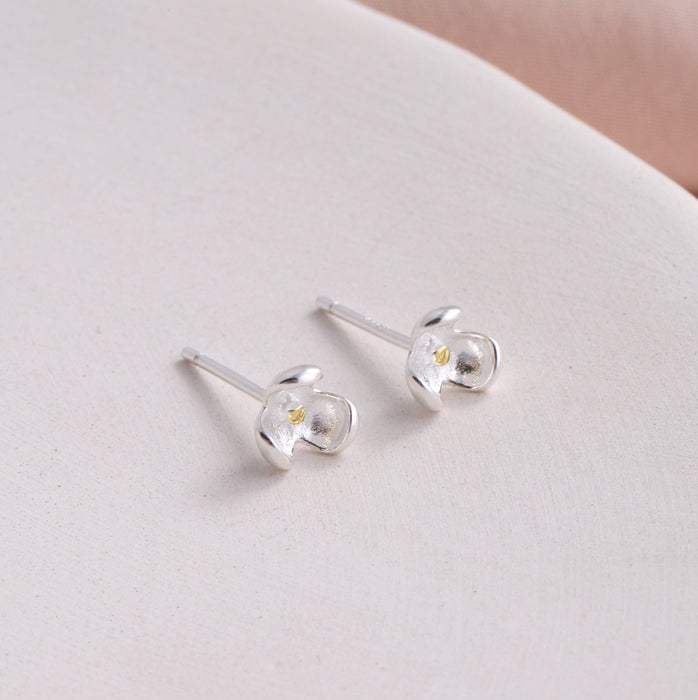 Sterling Silver Flower Earrings For Friends