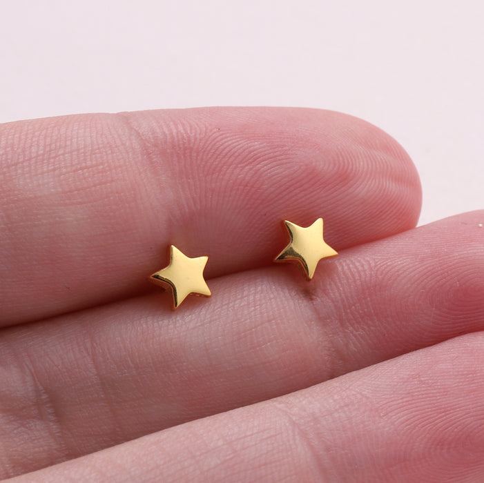 'You're Amazing' Sterling Silver Star Earrings