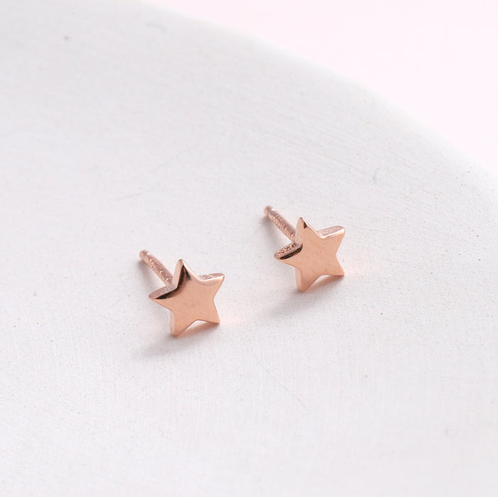 'You're Amazing' Sterling Silver Star Earrings