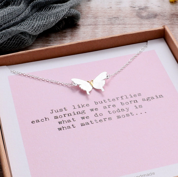 'Reborn' Butterfly Necklace