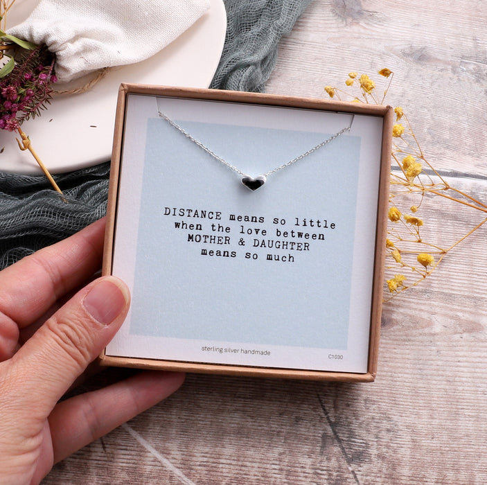 Mother And Daughter Distance Necklace