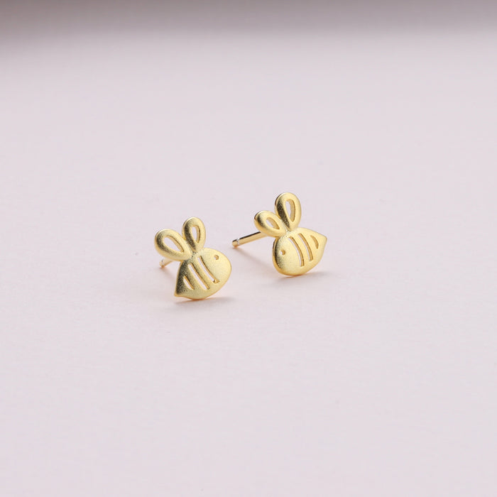 Sterling Silver Bee Earrings For Mother's Day