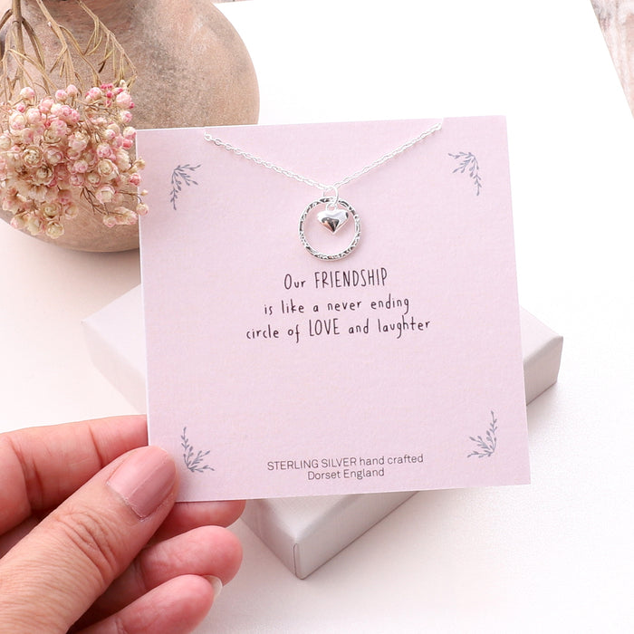 Friendship Is A Circle Necklace