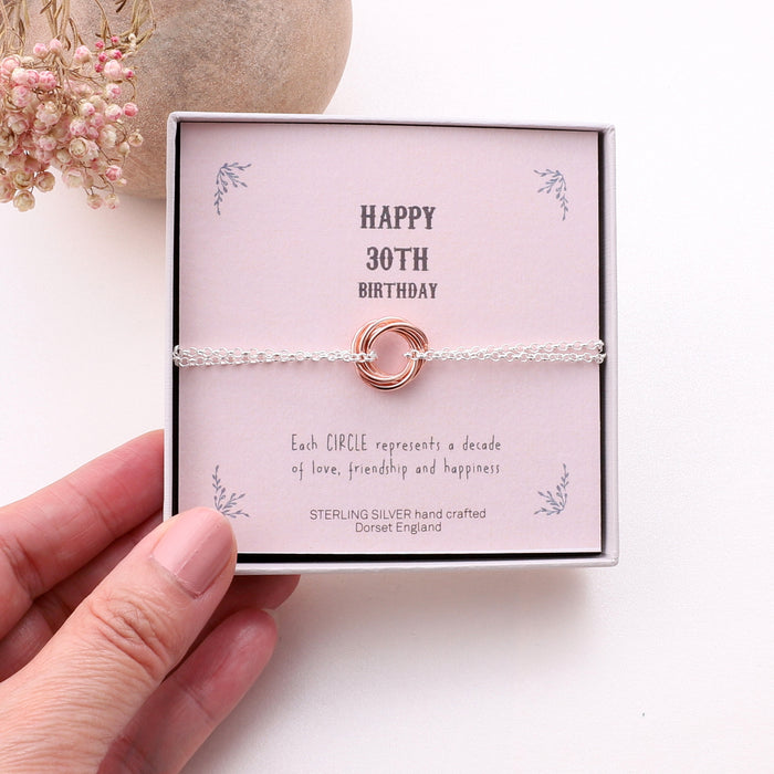 Happy 30 Th Birthday Bracelet