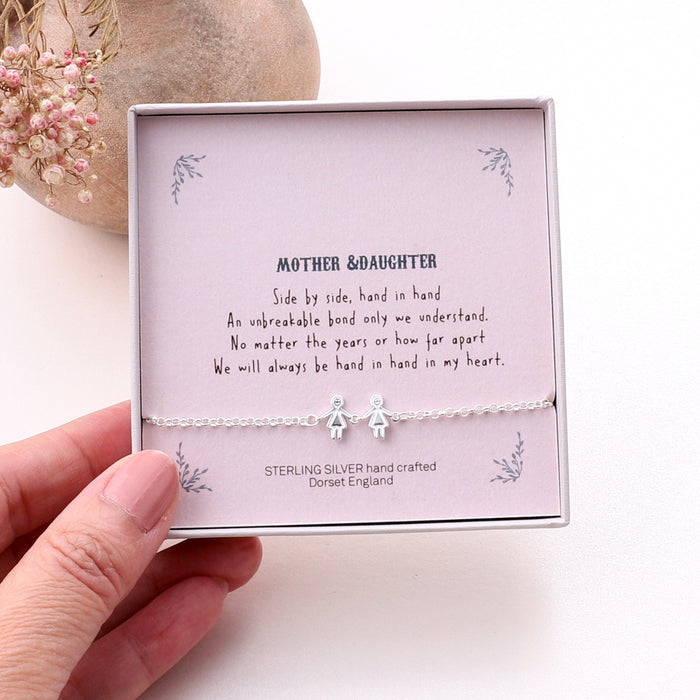 Mother And Daughter Together Bracelet