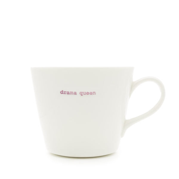 STANDARD BUCKET MUG 350ML – DRAMA QUEEN