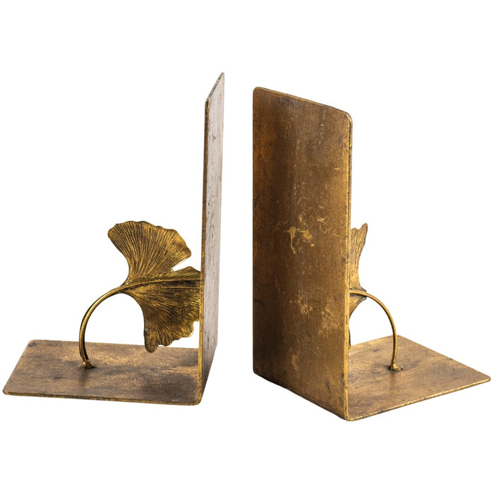 Golden Lotus Bookends