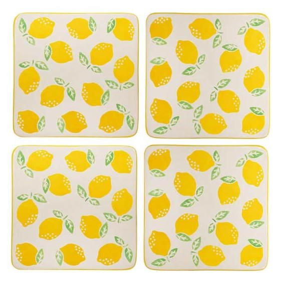 Lemon Coaster - Set Of 4