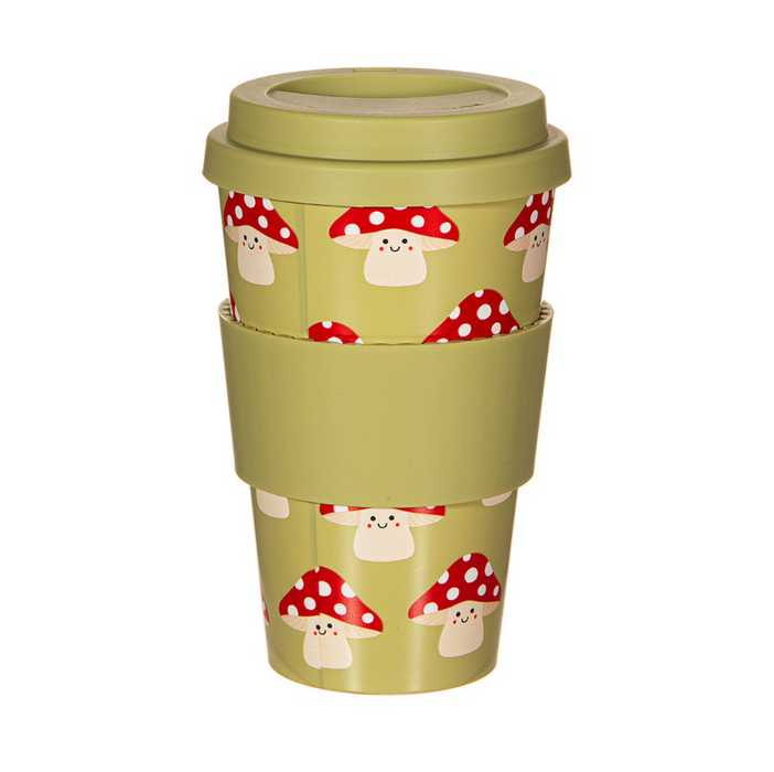 Mushroom Travel Coffee Cup