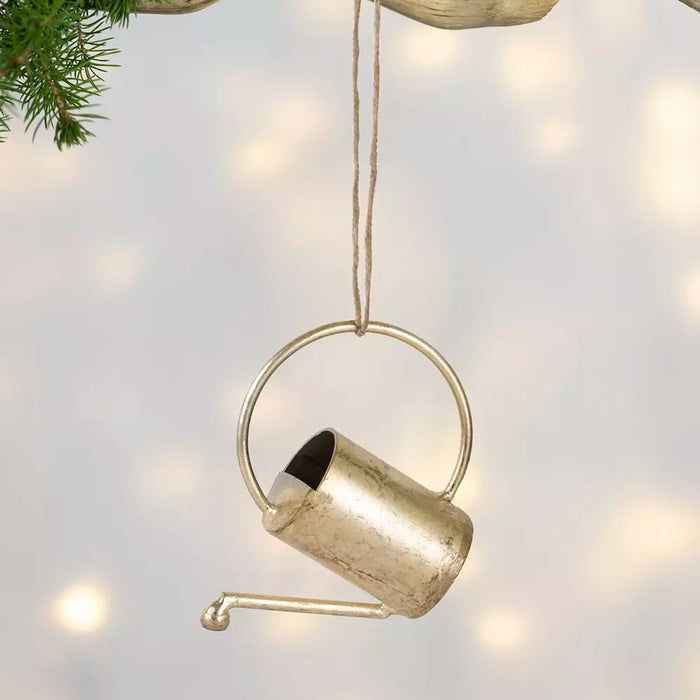 Handmade hanging Christmas decorations