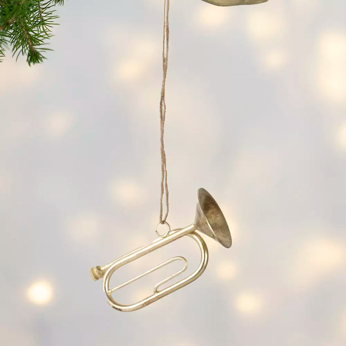 Handmade hanging Christmas decorations