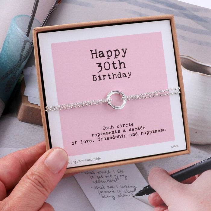 Happy 30 Th Birthday Bracelet