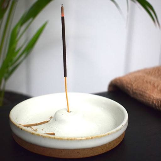 Ceramic Incense Holder with Nag Champa SticksMorgan Wright 