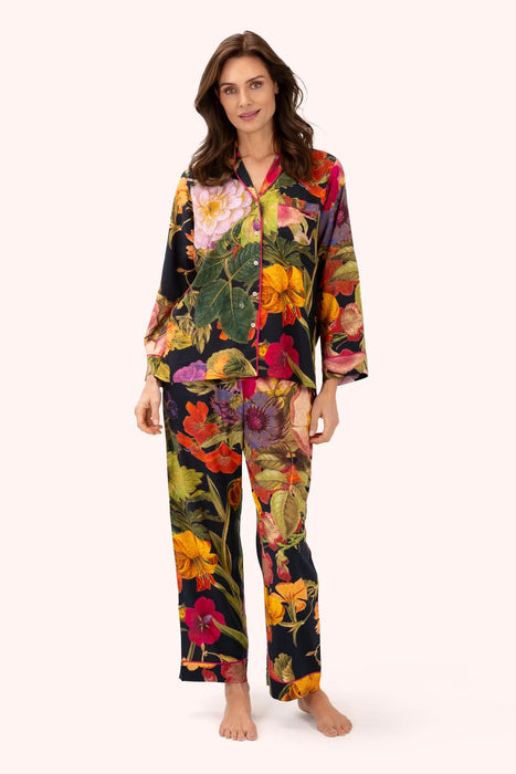 SUPERSOFT AUTUMN POSY MIDNIGHT PYJAMAS - LARGE