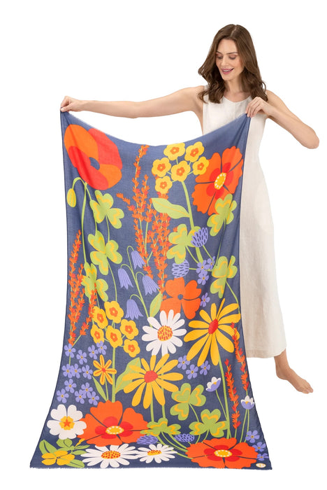 PRINT SCARF - NORDIC MEADOW