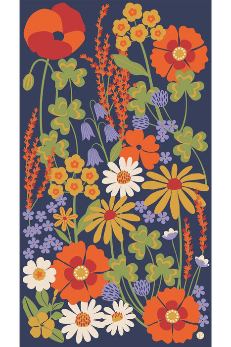 PRINT SCARF - NORDIC MEADOW