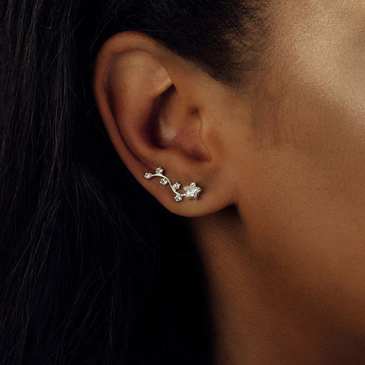 Sterling Silver Constellation Earrings
