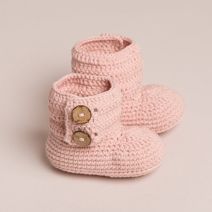 Hand Crochet Baby Cotton Boots