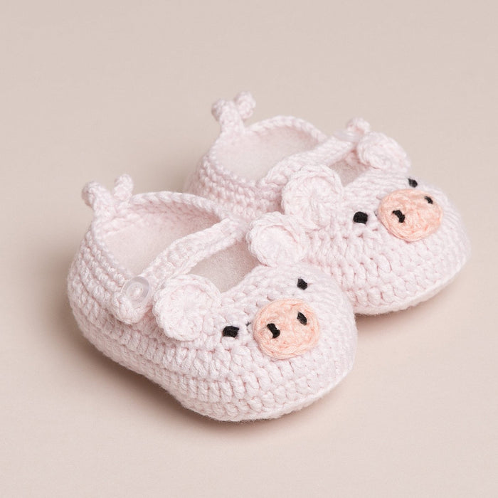 Baby Handmade Piggy Shoes