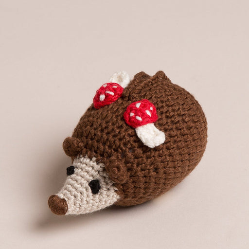 Hand Crochet Hedgehog Rattle Hanging