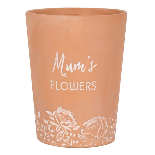 Mum's Flowers Terracotta Plant Pot