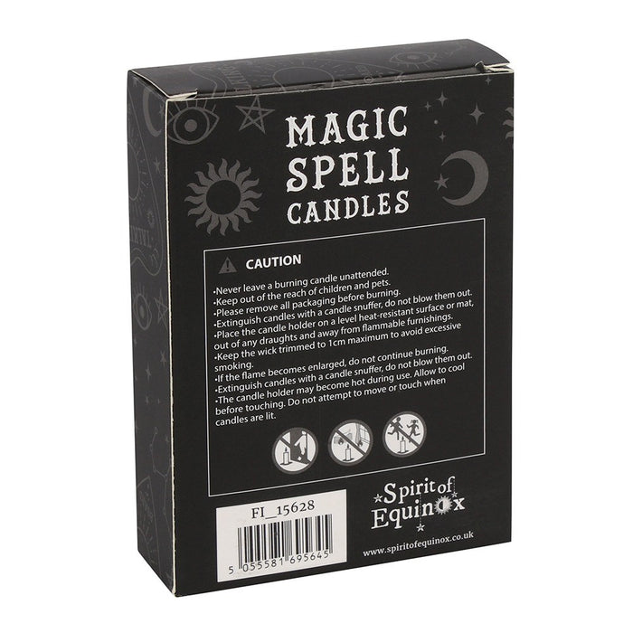 PACK OF 12 ORANGE 'CONFIDENCE' SPELL CANDLES