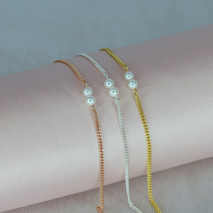 Like Mother Like Daughter Two Pearls Bracelet