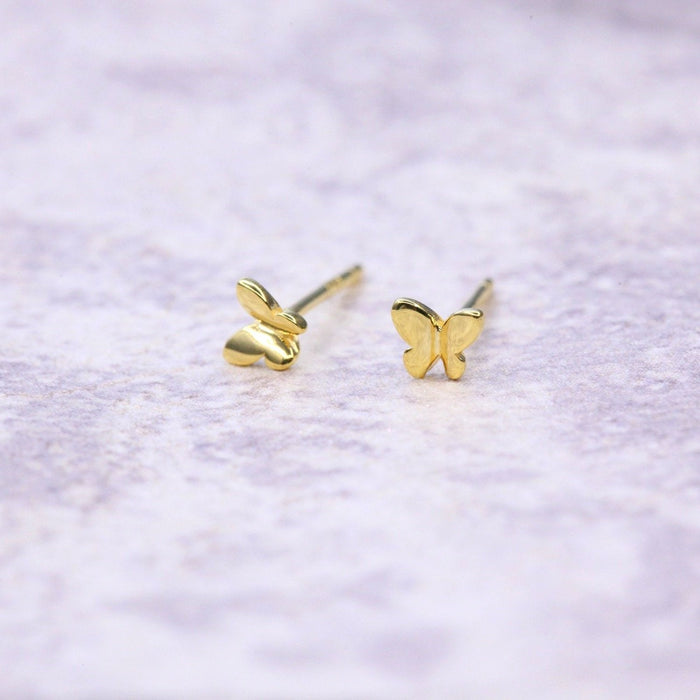 Gold Plated Tiny Earrings