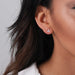 Sterling Silver Starry Earrings Studs