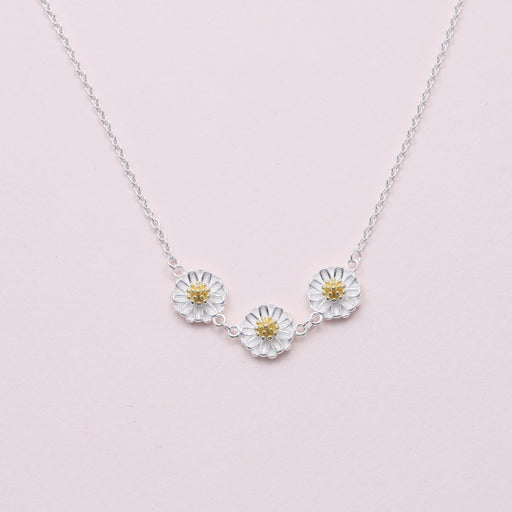 Sterling Silver Daisy Chain Necklace