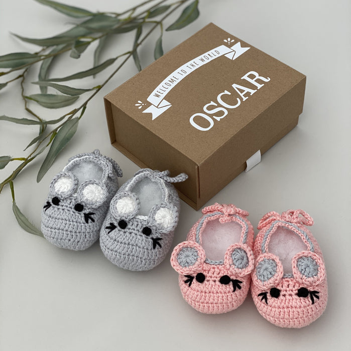 Baby Mouse Shoes Pink