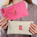 Personalised Embroidered Initial Makeup Or Pencil Case