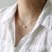 Delicate Pearl Sterling Silver Necklace