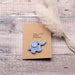 Personalisable greeting cards with crochet elephant "For Your Baby Shower"