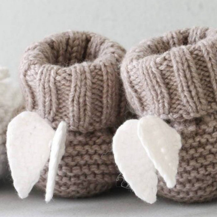 Angel Wings Cashmere Booties