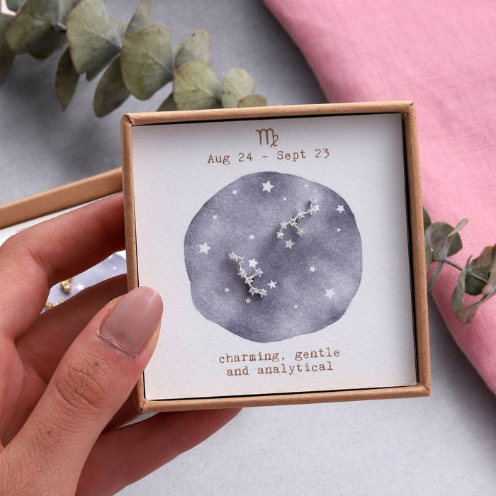 Star Sign Constellation Earrings Studs
