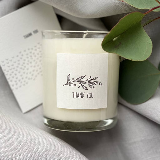 Personalised Thank You Quote Candle