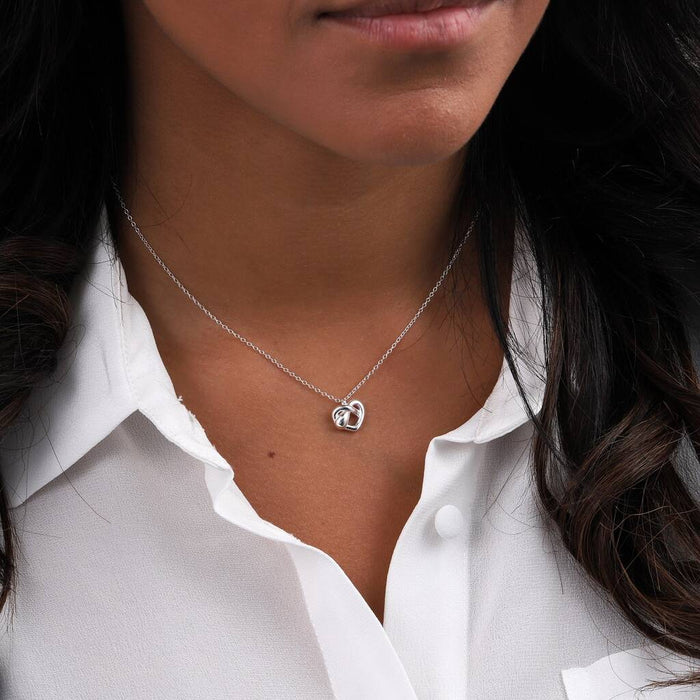 Sterling Silver Granddaughter Happiness Necklace