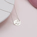 Sterling Silver Mother And Daughter Portrait Necklace