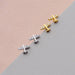 Sterling Silver Tiny Little Aeroplane Earrings
