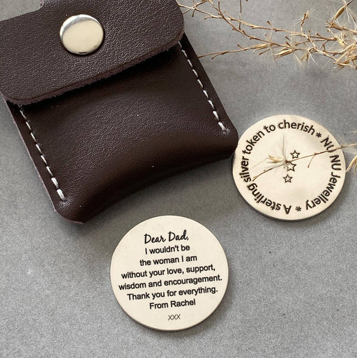 Sterling Silver Token For Father Of The Bride