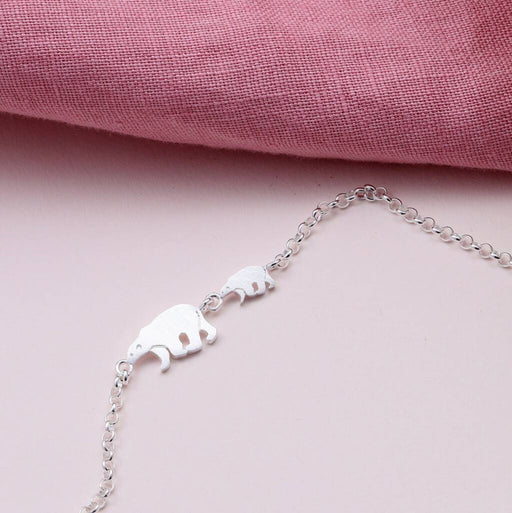 Sterling Silver Bears Bracelet For Mother's Day