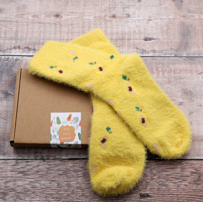Fluffy Winter Socks Gift Boxed